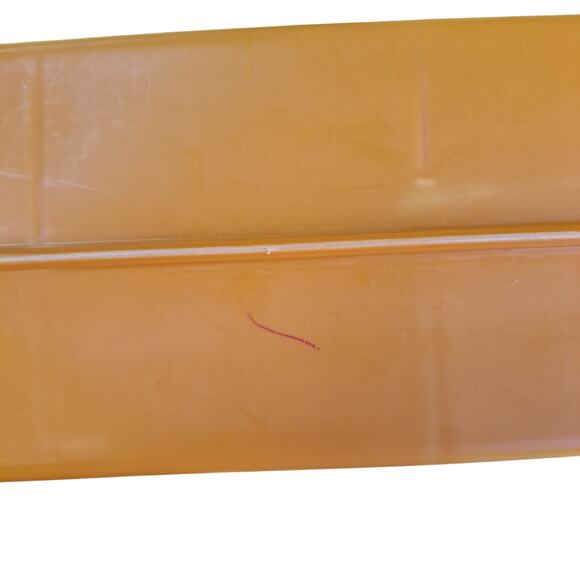 Vtg Fisher Price Tool Kit 1977 REPLACEMENT CASE 924 Yellow Handle Snaps Shut MCM - Picture 3 of 6